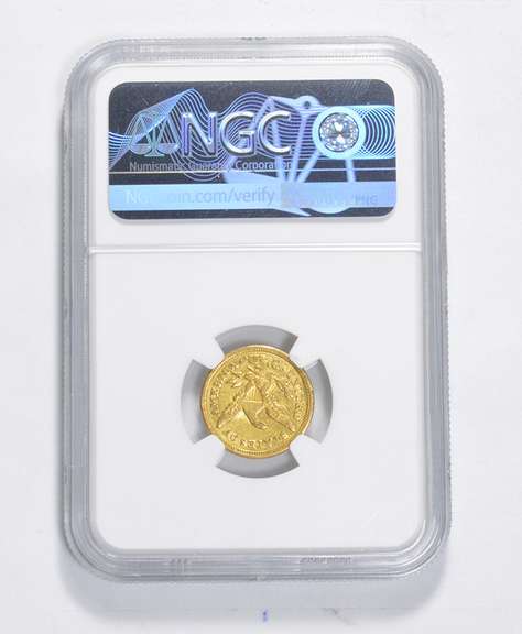 AU53 1846-C $2.50 Liberty Head Gold Quarter Eagle - Graded NGC