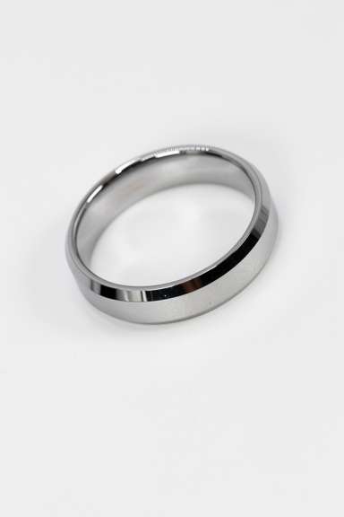 Men's Tungsten Carbide Polished Shiny Wedding Band Comfort Fit Ring Size 12.5