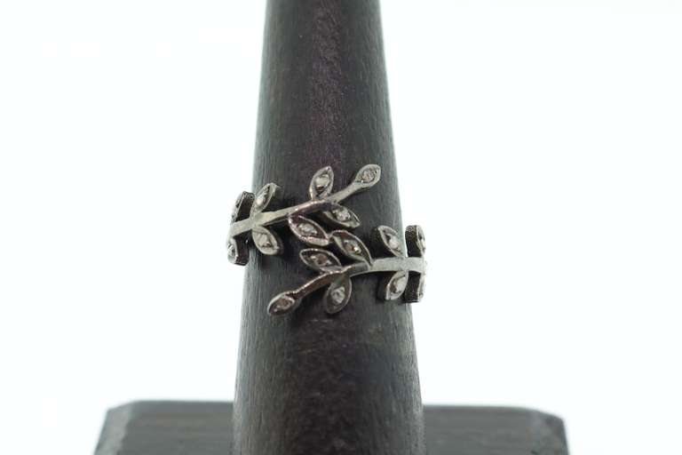 Sterling Silver & Diamond Ring