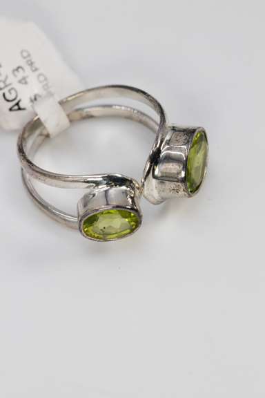Sterling Silver Peridot Ring