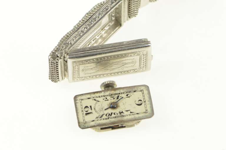 1.50 Ctw Art Deco J.E. Caldwell & Co. Diamond Women's Watch
