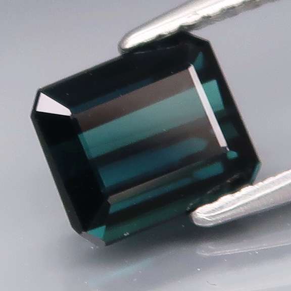 Elegant 1.55ct untreated gray blue Tourmaline