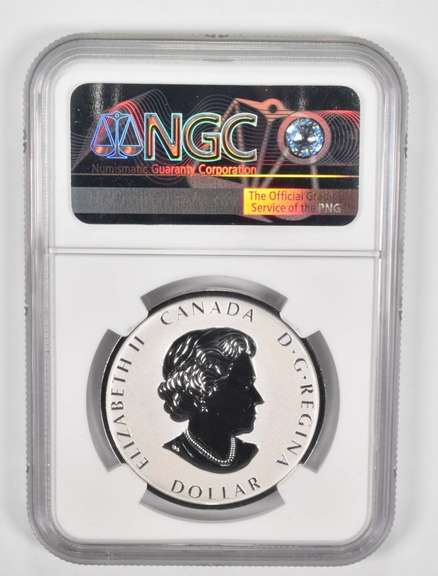 PEV PF70 2021 Canada Silver Dollar - Peace Dollar Signed - Graded NGC