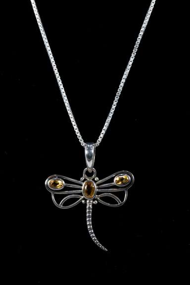 Sterling Silver Citrine Pendant