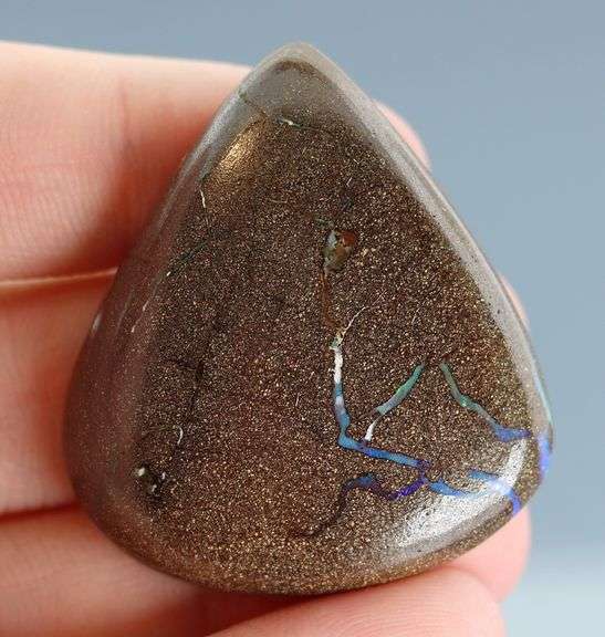 Intriguing 94.02ct crystal Boulder Opal