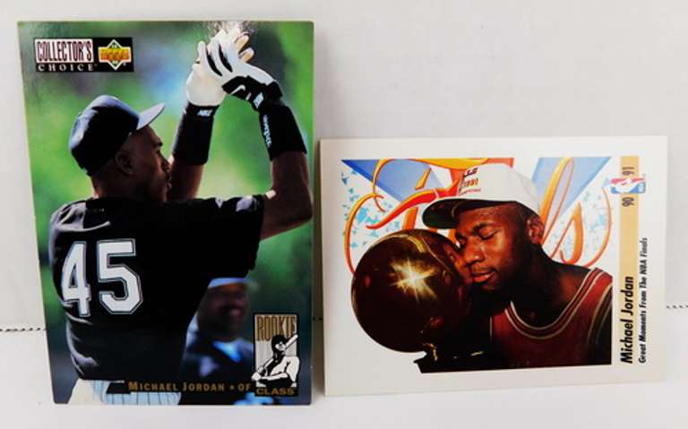 2 Michael Jordan Basketball Cards