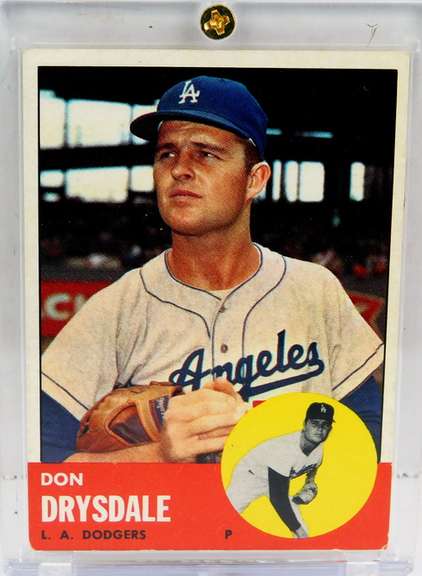 Don Drysdale 1963 Topps Baseball Card
