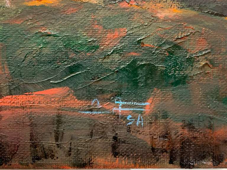 Sussan Afrasiabian Original Acrylic on Canvas "After the Rain"