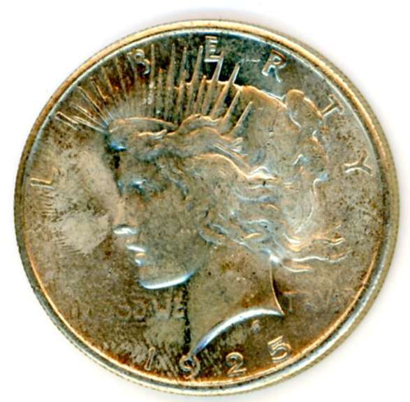 1925 Peace Silver Dollar