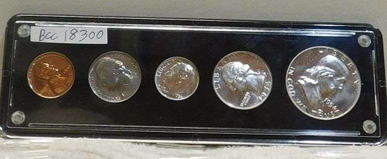 1954 GEM Proof Set, custom holder
