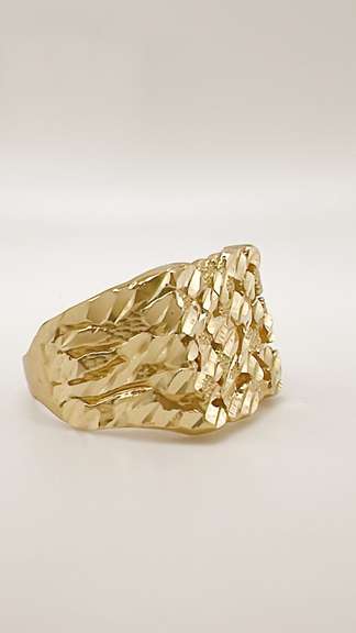 Men's 14kt Solid Yellow Gold Ring