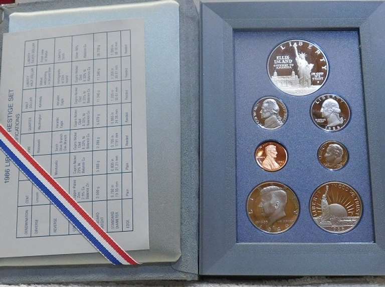 1986 Prestige Set, w/Sil Dol PRF