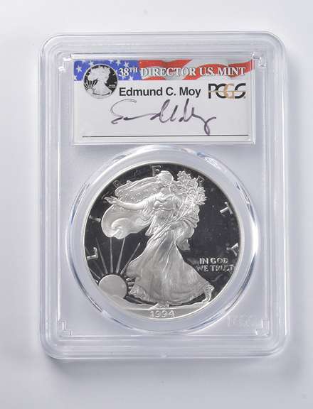 PR69 DCAM 1994-P American Silver Eagle Signed Moy PCGS