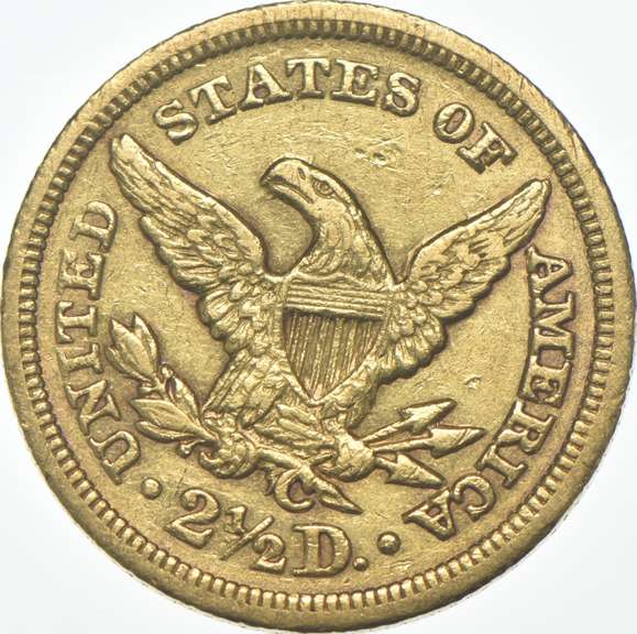 1847-C $2.50 Liberty Head Gold Quarter Eagle