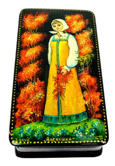 Artist Signed Vintage Russian Box