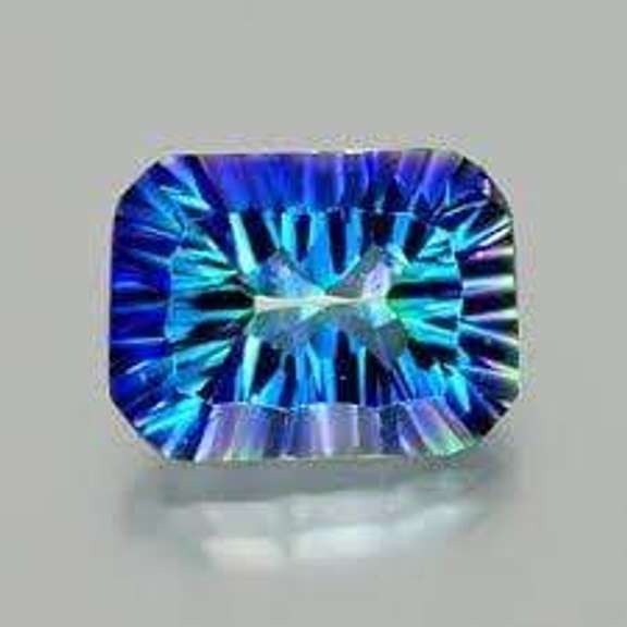 3X5MM OCTAGON BLUE MYSTIC TOPAZ LOOSE GEMSTONE