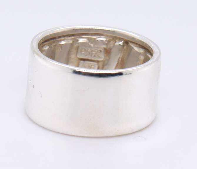 Somers Randolph Handmade Sterling Silver Wide Band