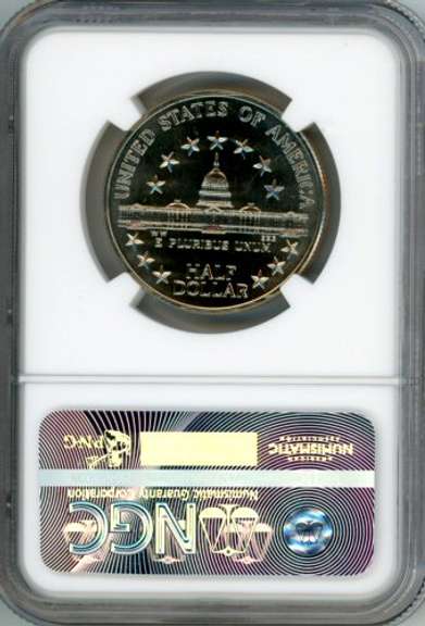 1989-D Congressional BU Silver Commemorative Half Dollar in NGC MS69