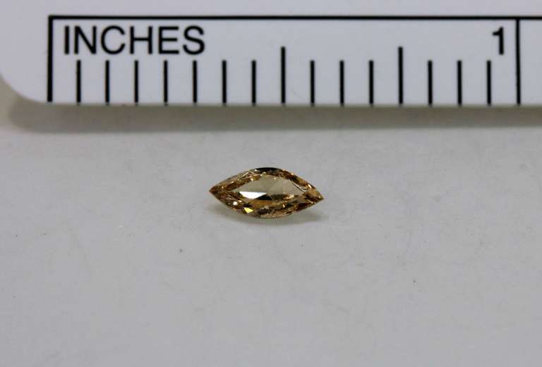 Sparkling Natural Brown Diamond