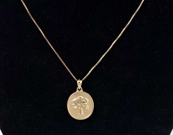 Lovely "Wishes of Gold" Pendant Necklace in 14K Yellow Gold