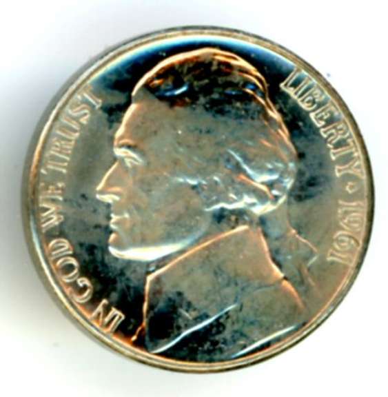 Uncirculated 1961 Jefferson Nickel