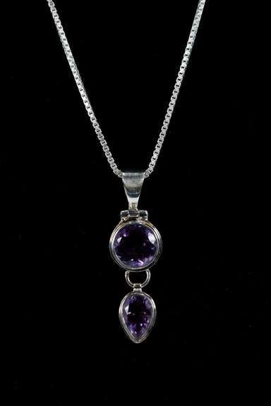 Sterling Silver Amethyst Pendant
