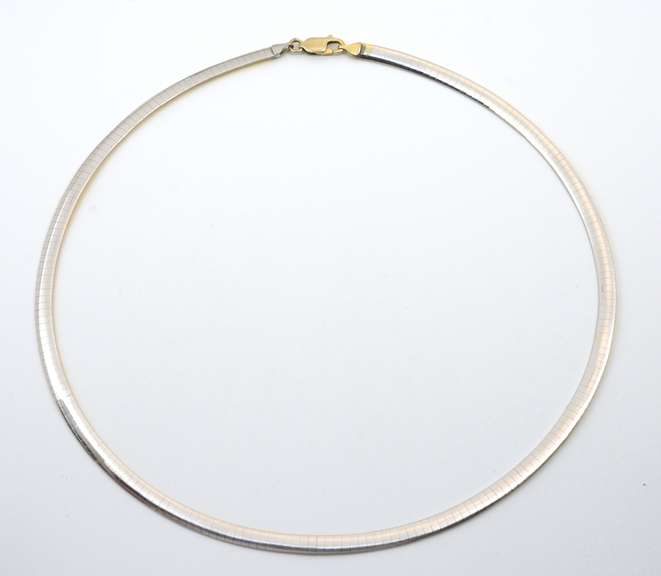 Reversible Italian Made Omega Necklace