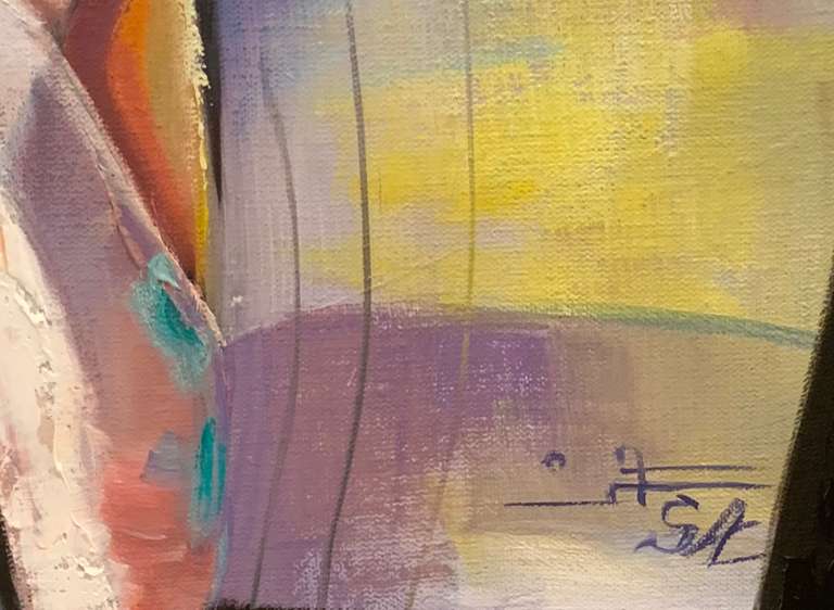 Sussan Afrasiabian Original Oil on Canvas "Ballerina"