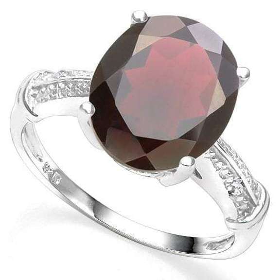 5.16CT GARNET STERLING RING