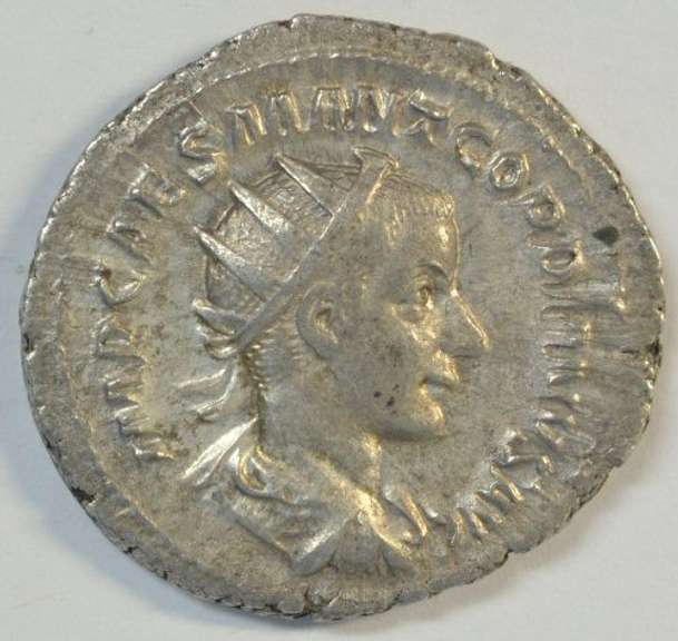 Nice original Gordian III Roman silver Piece, 238-244 AD