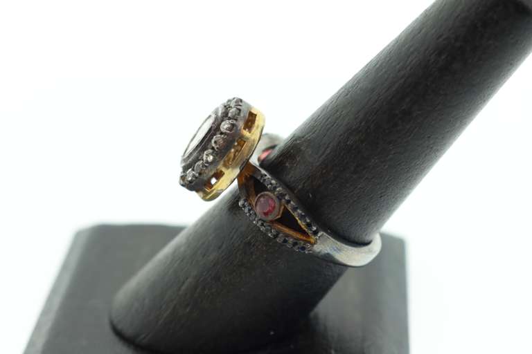Sterling Silver & Diamond Ring