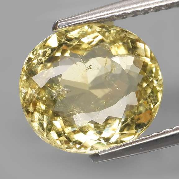 Open color light yellow 3.10ct Tourmaline!!