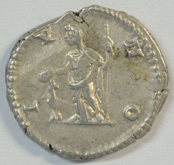 Near Mint Empress Julia Domna Roman Silver Denarius, died 217 AD