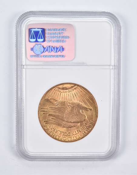 MS64 1911-D $20 Saint-Gaudens Gold Double Eagle NGC
