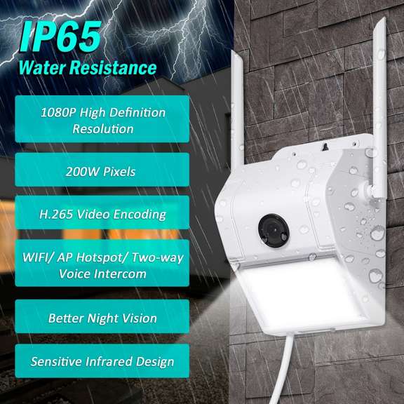 Multifunctional WIFI Wireless Surveillance Wall Light