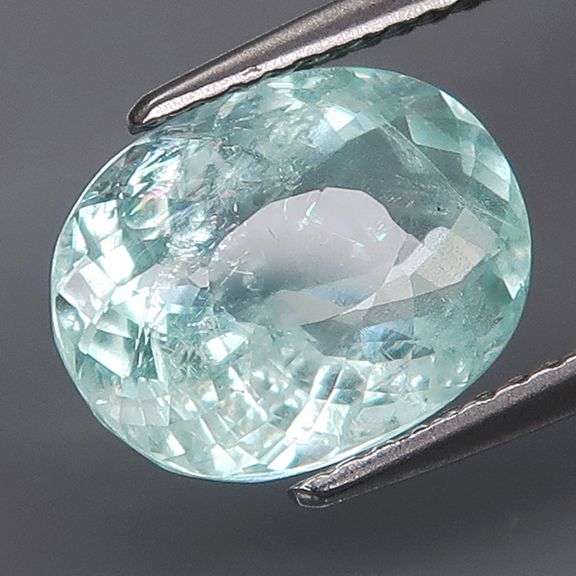 High fire 3.27ct platinum blue Aquamarine