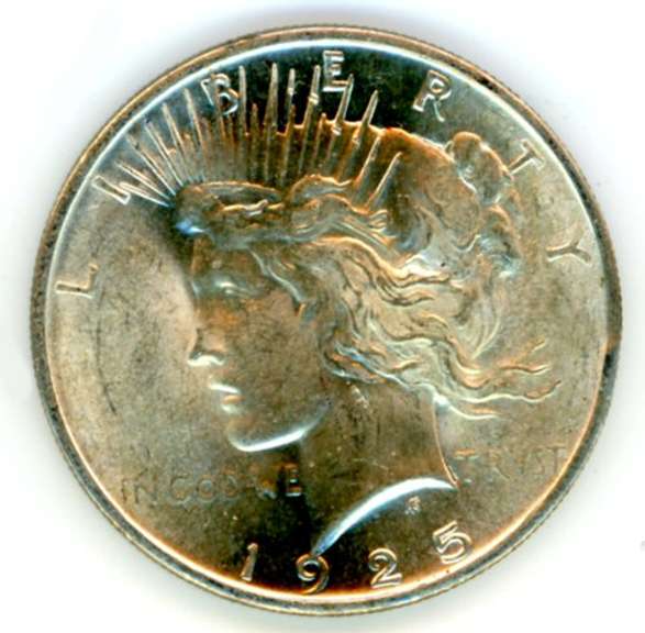 1925 Peace Silver Dollar