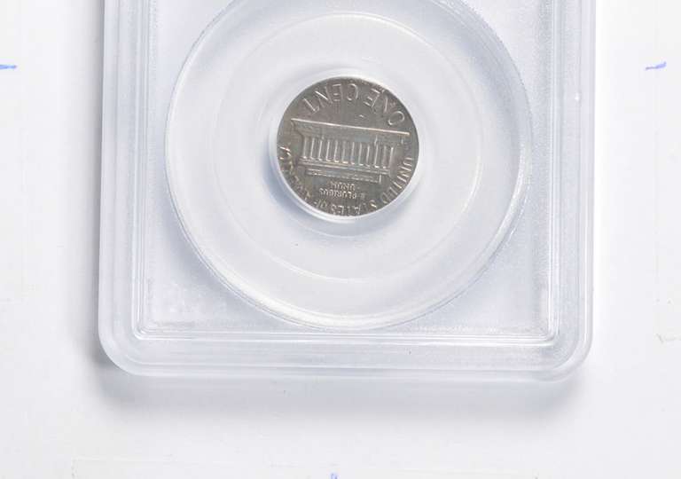 MS61 1965 Lincoln Memorial Cent Error Struck On Clad 10C Planchet PCGS