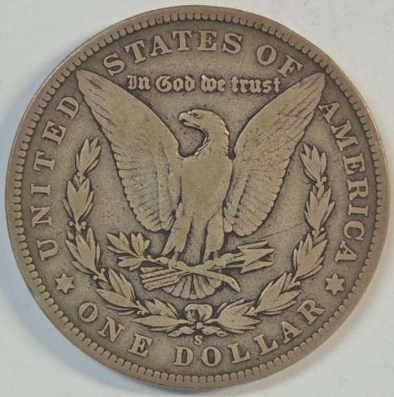 Sharp handsome 1903-S Morgan Silver Dollar. Key date in VF