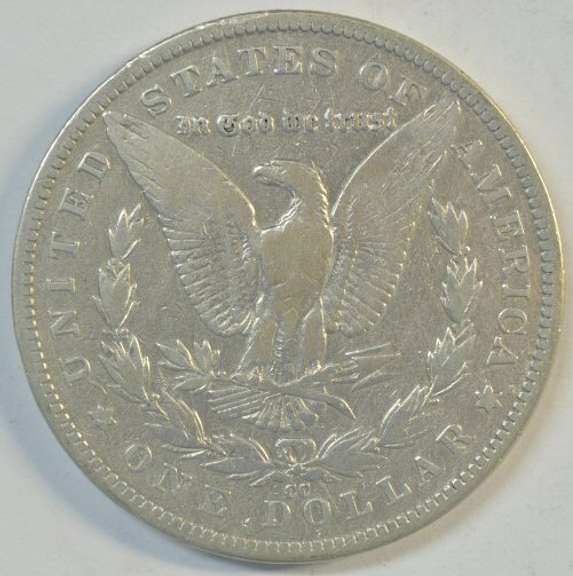 Key date 1891-CC Morgan Silver Dollar. Scarce