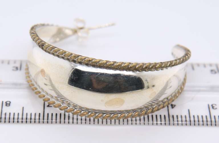 Group Lot of 2 Vintage 925 Sterling Silver Earrings