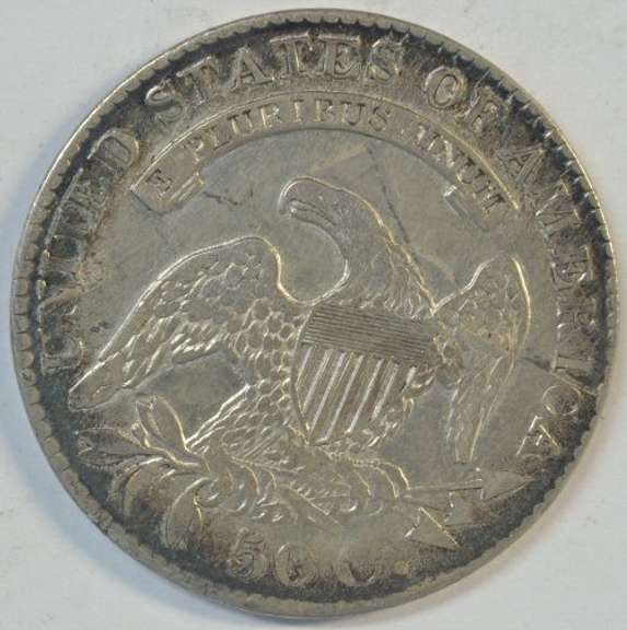 High grade 1829 Capped Bust Half Dollar