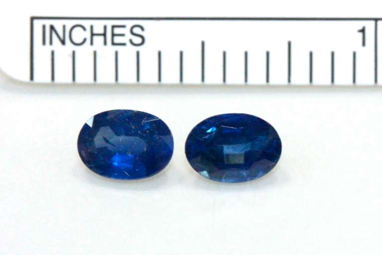 Elegant Natural Sapphire Pair