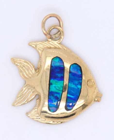 Group Lot of 3 Yellow Gold Nautical Charms