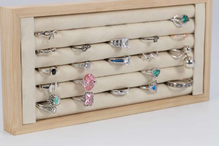 .925 Sterling Silver Curated Ring Set 20 RIng Lot Various Sizes & Styles