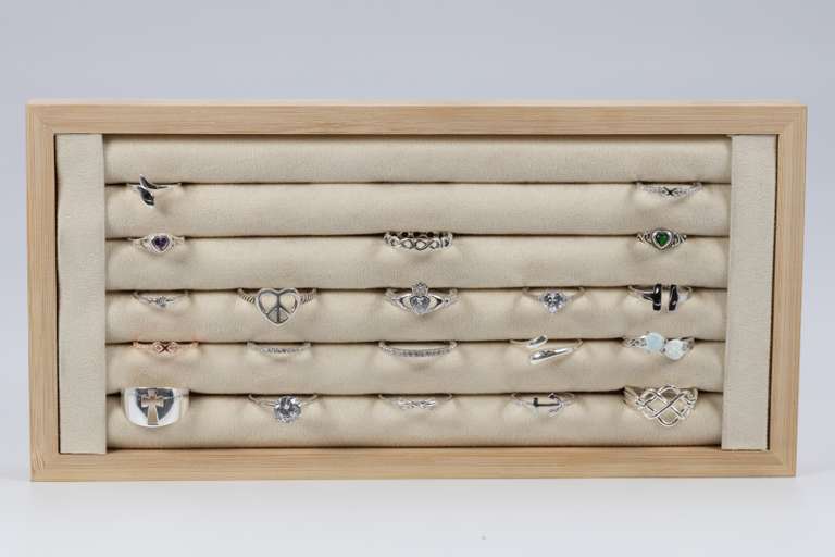 .925 Sterling Silver Curated Ring Set Lot of 20 Rings