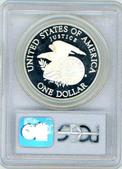 1998-S Proof Robert F. Kennedy Commemorative Silver Dollar in PCGS PR69DCAM