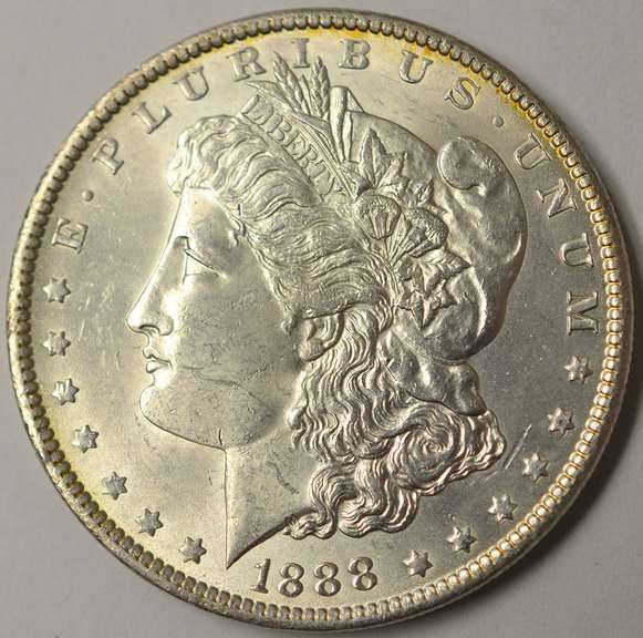 1888 Morgan Silver Dollar, BU.