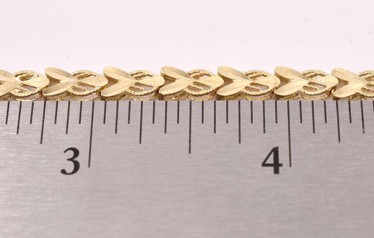 Shining Fancy Link Bracelet in 14K Yellow Gold