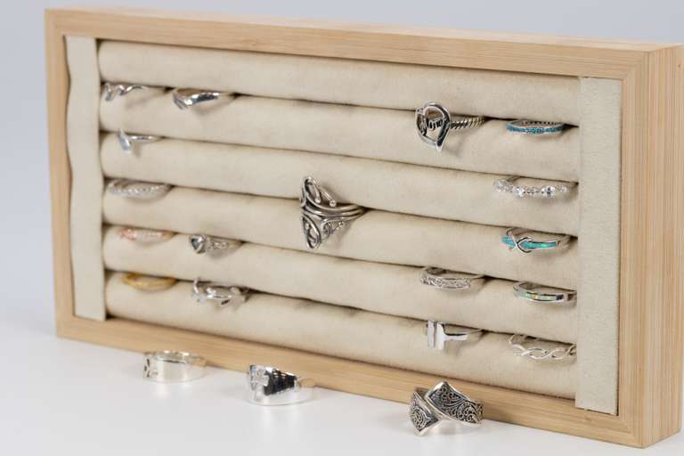 .925 Sterling Silver Curated Ring Set Lot of 20 Rings